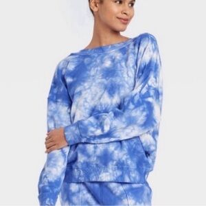JoyLab Twisted Tie-Dye Sweatshirt